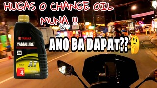 YAMALUBE ELITE / hugas o change oil muna!! ano ba dapat ??