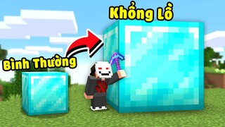 Minecraft nhưng tất cả Block đều Khổng Lồ