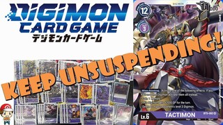 Tactimon Keeps Unsuspending and That Means Wins! Best Purple Deck? (Winning Digimon TCG Deck)