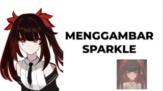 menggambar sparkle