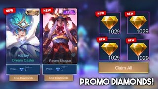 PROMO DIAMONDS SKIN AND CRAZY SALE EVENT! NEW EVENT 2021 - FREE SKIN | MOBILE LEGENDS 2021