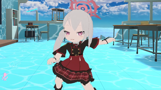 Mutsuki dances, but VRChat