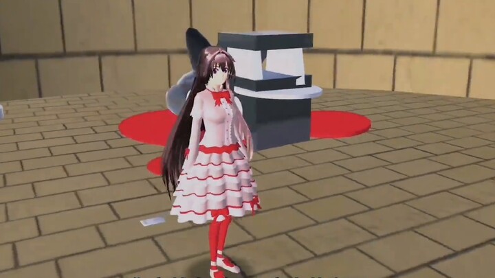 Sakura Campus Simulator: After I made Uncle Weird's flying saucer, I actually appeared in the ancien