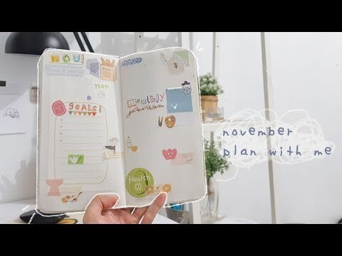 plan with me november 2019 | bullet journal setup