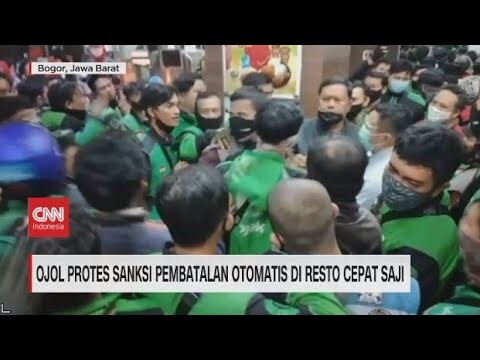 Ojol Protes Sanksi Pembatalan Otomatis Di Resto Cepat Saji