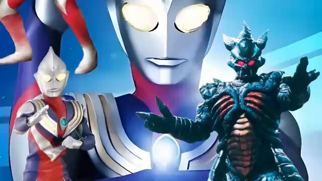 Ultraman Tiga vs pahlawan lama Heisei