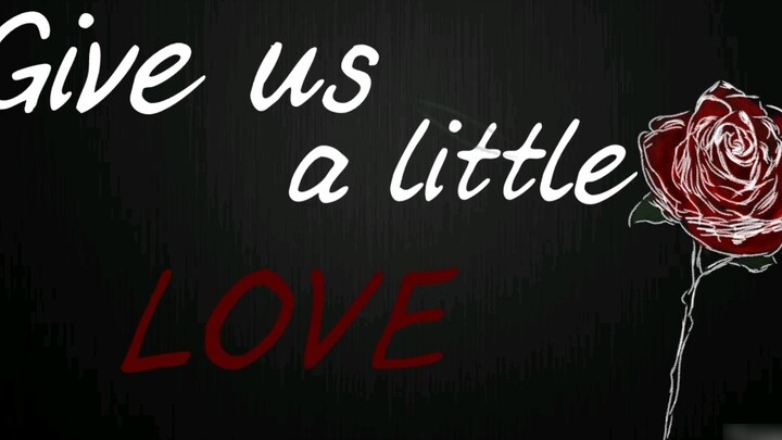 "Horror Trainee" fan handwriting - the unfinished part of the prelude to "Give us a little love"