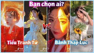 【抖音】Đại Chiến Douyin | Tiểu Tranh Tử 小橙子❤️ vs Bành Thập Lục elf 彭十六💙 | Bạn Chọn Ai?