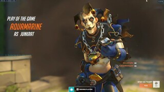 OW 2 - AQUAMARINE MONSTER JUNKRAT - POTG! GAMEPLAY OVERWATCH 2