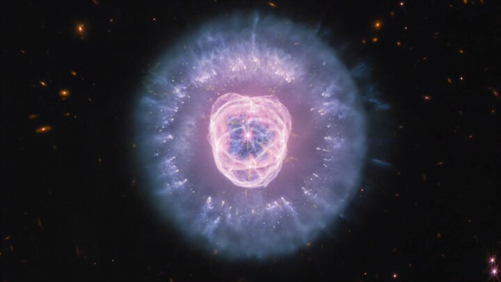 Real NASA Image: A Lion 1200 Light Years Away 🦁 - NGC 2392 Webb Telescope