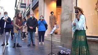 [Music]Playing <Endless Love> with a violin on the streets of France