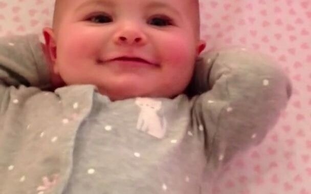 Cute Baby Wakes Up