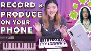 How To Record & Produce Music on an Android Phone (Remaking Bad Guy by Billie Eilish) | Lesha