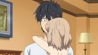 She can smell her on him Funny Anime GF moment  Kyokou Suiri #anime2