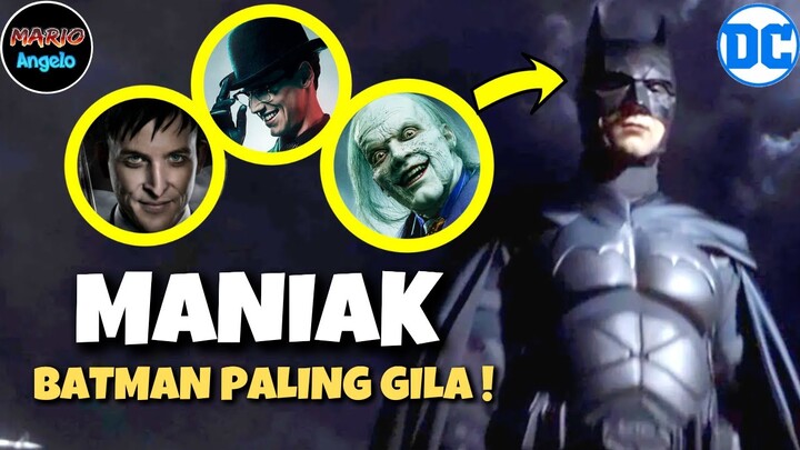 TOP 5 VILLAIN BATMAN TERGILA & SADIS DI GOTHAM SERIES ! | DC Universe Indonesia