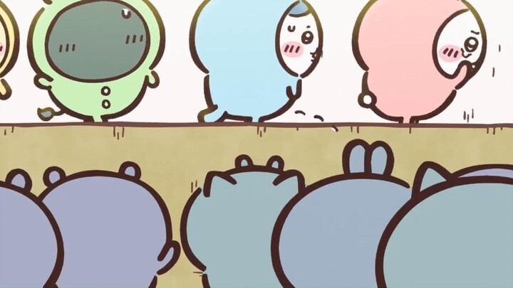 【chiikawa】When the performance failed, there was a baby clapping, which made people feel soft