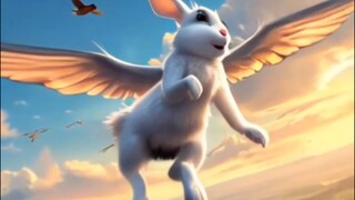 flying rabbit #rabbit #viral #video