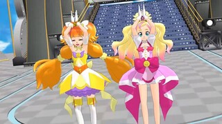 【mmdプリキュア】キュアフローラ＆キュアトゥインクルでロボキッス