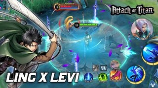 Ling x Levi Skin MLBB X AOT