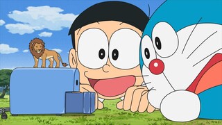 Review Phim Doraemon | Máy Câu Tìm Đồ Thất Lạc, Nuôi Sư Tử Trong Nhà