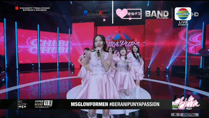 Chibi-chibi - Pura-pura Cinta (Live Performance) @ DA7 Mega Konser: Boyband X Girlband Indosiar HD