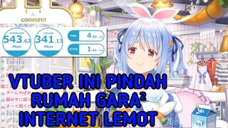 Internet lambat, VTuber Usada Pekora langsung memutuskan untuk pindah rumah #VCreators