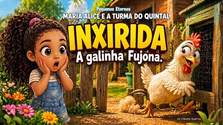 INXIRIDA — A GALINHA FUJONA! | Maria Alice e a Turma do Quintal