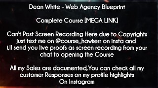 Dean White  course  - Web Agency Blueprint download