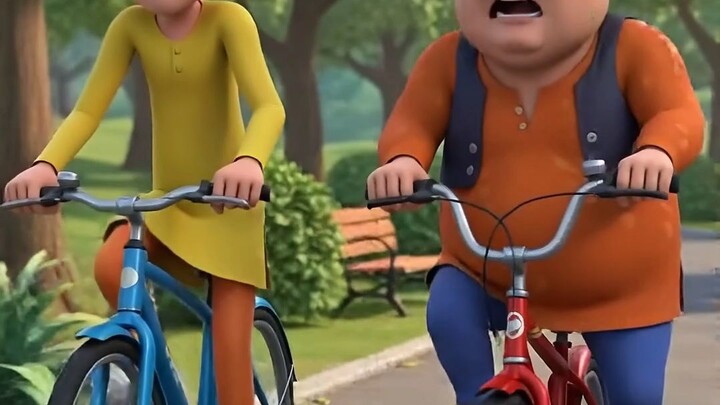 #motu patlu# cycleing funny clips