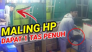 Viral...Maling HP Membobol Konter Yang Sedang Di Tutup Di Cibitung Bekasi Terbaru 2022