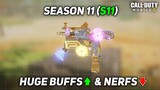 CODM Season 11 Huge Buffs and Nerfs