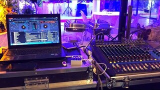 Lights and Sounds setup for intimate wedding by SDSS pinoy vlog