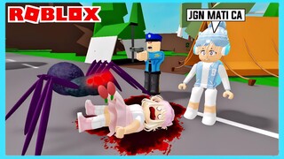 Adiku Hampir Meninggoy Karna Digigit Laba Laba Di Roblox Brookhaven ft @Shasyaalala