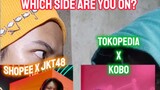 Tim Kobo X tokopedia atau Tim Shopee x JKT48
