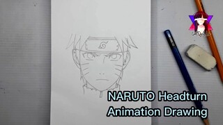 NARUTO Headturn Animation Drawing