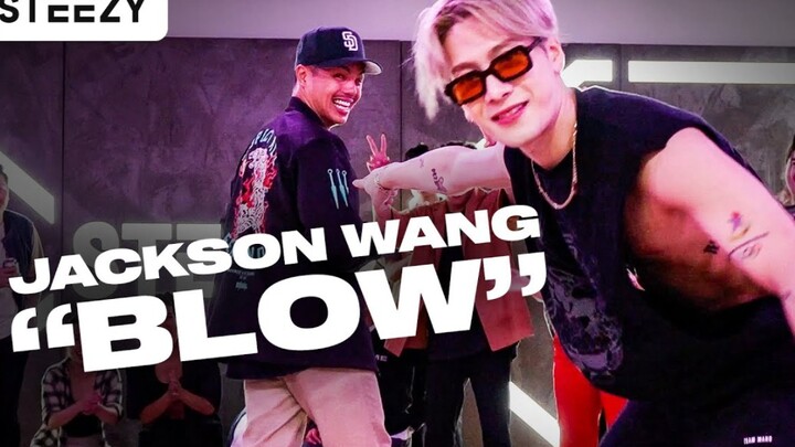 [Jackson Wang] Jackson visits the STEEZY dance studio and watches Blow’s choreography live—ultra-cle