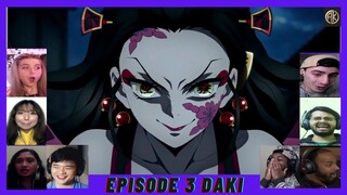 Daki Upper Moon Six Reaction Mashup | Demon Sayer Eentertainment District Arc
