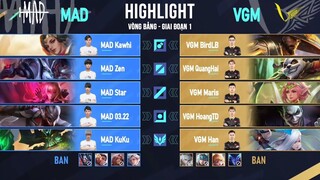 [HIGHLIGHT AIC 2022] VGM vs MAD - SỨC ÉP QUÁ LỚN TỪ LỐI CHƠI KIỂM SOÁT ĐỈNH CAO CỦA MAD TEAM