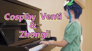 Cosplay Venti & Zhongli