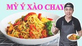 Mì Ý chay xào Ớt Chuông và Cà Chua bi / Ẩm Thực Chef Bình