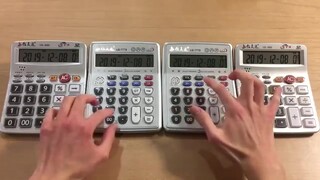 【转载】用四台计算器演奏「進撃の巨人」OP 紅蓮の弓矢
