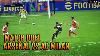 Match Paling Seru Seantero Bstation Eh Efootball Arsenal VS AC Milan 🗿