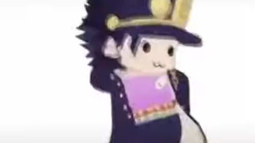 Jotaro dancing chibi