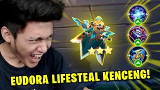 SEKALI EUDORA NYETRUM LIFESTEALNYA KENCENG PARAH! - Magic Chess Mobile Legends