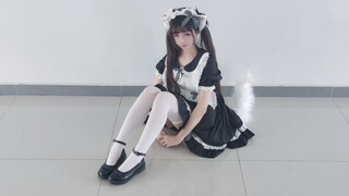 ฅ超软白丝女仆小猫咪~不可以rua耳朵(≧^≦) ฅ喵~