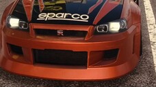 Nissan Skyline GT-R at the race Tornado