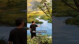 Pria China ini lukis pemandangan raksasa yang realistis‼️