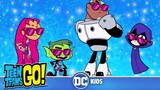 Teen Titans Go! | Sing Along: Mustache By The Teen Titans | @DC Kids