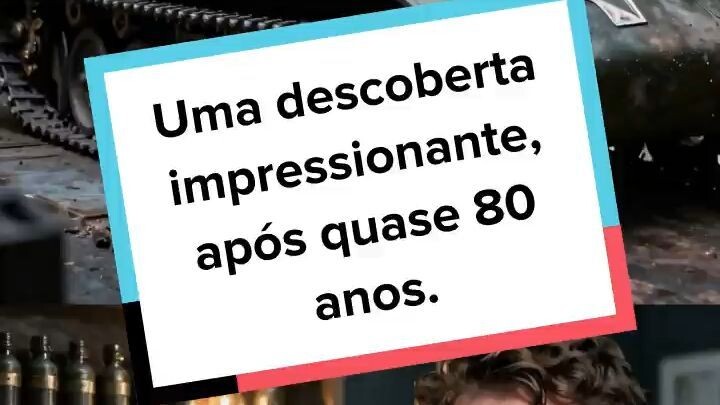 Uma descoberta impressionante, após quase 80 anos.