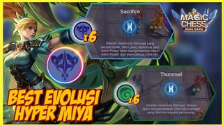 EVOLUSI TERBAIK HYPER MIYA ! 6 NATURE 6 ASTRO ! MAGIC CHESS